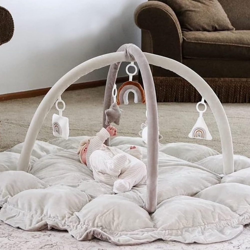 Plush Baby Play Gym with Hanging Toys
